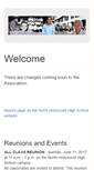 Mobile Screenshot of nhhsalumni.com